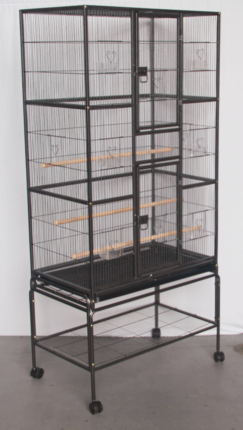 YES4PETS 174 cm Bird Cage Small Bird Parrot Budgie Aviary With Stand - Pet And Farm 