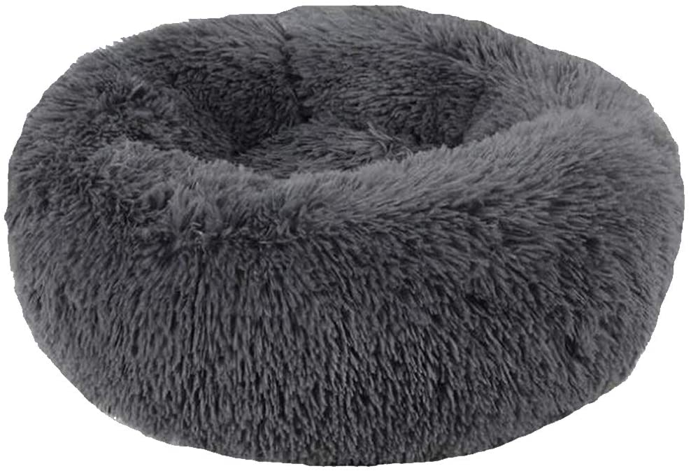 Soft Dog Bed Round Washable Plush Pet Kennel Cat Bed Mat Sofa Medium 60cm - Pet And Farm 