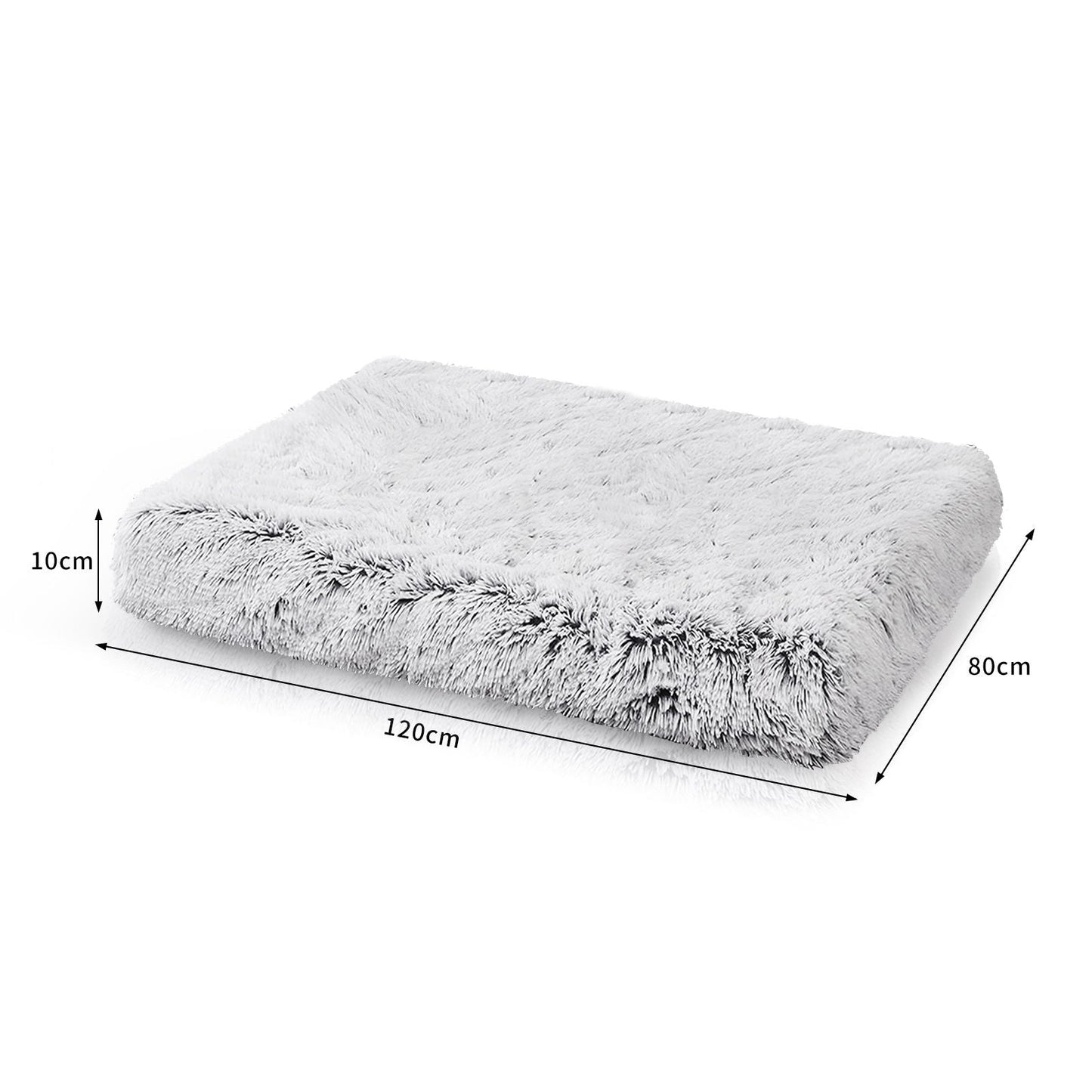 Pet Dog Crate Cage Kennel Bed Mat Sleeping Pad Fluffy Plush Soft Washable XXL - Pet And Farm 