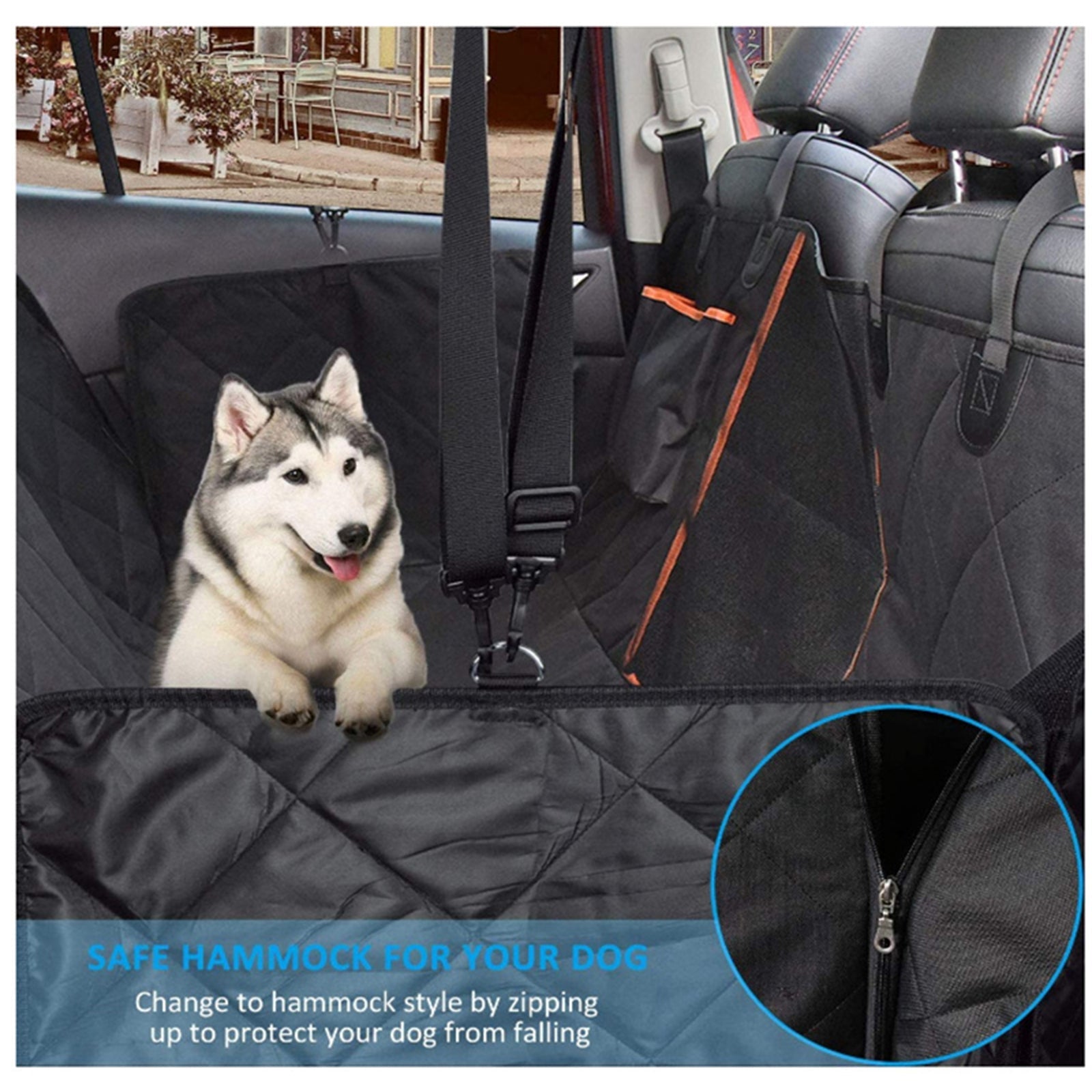 Pet Car Seat Cover Hammock Anti-skid Protective Pad Waterproof Cat and Dog Back Seat - Pet And Farm 