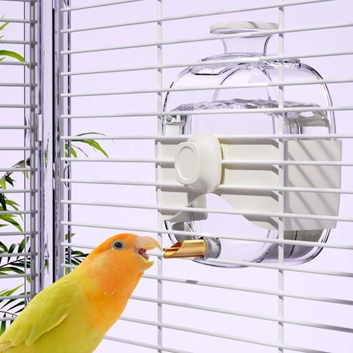 450ml Parrot Water Bottle Bird Drinker Feeder Large Capacity for Birds and Pet - Pet And Farm 