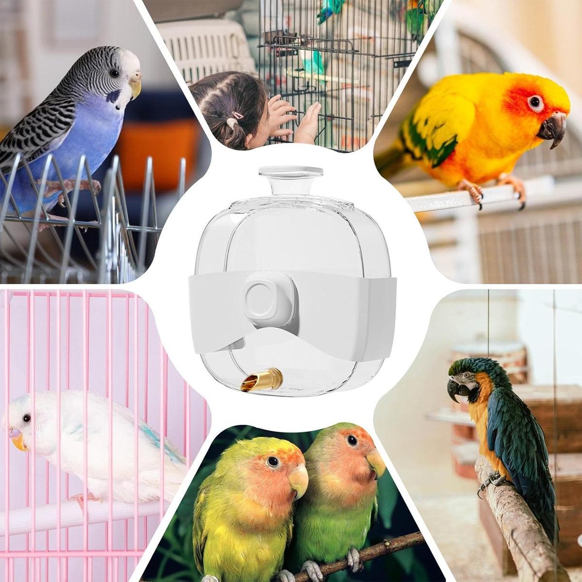 450ml Parrot Water Bottle Bird Drinker Feeder Large Capacity for Birds and Pet - Pet And Farm 