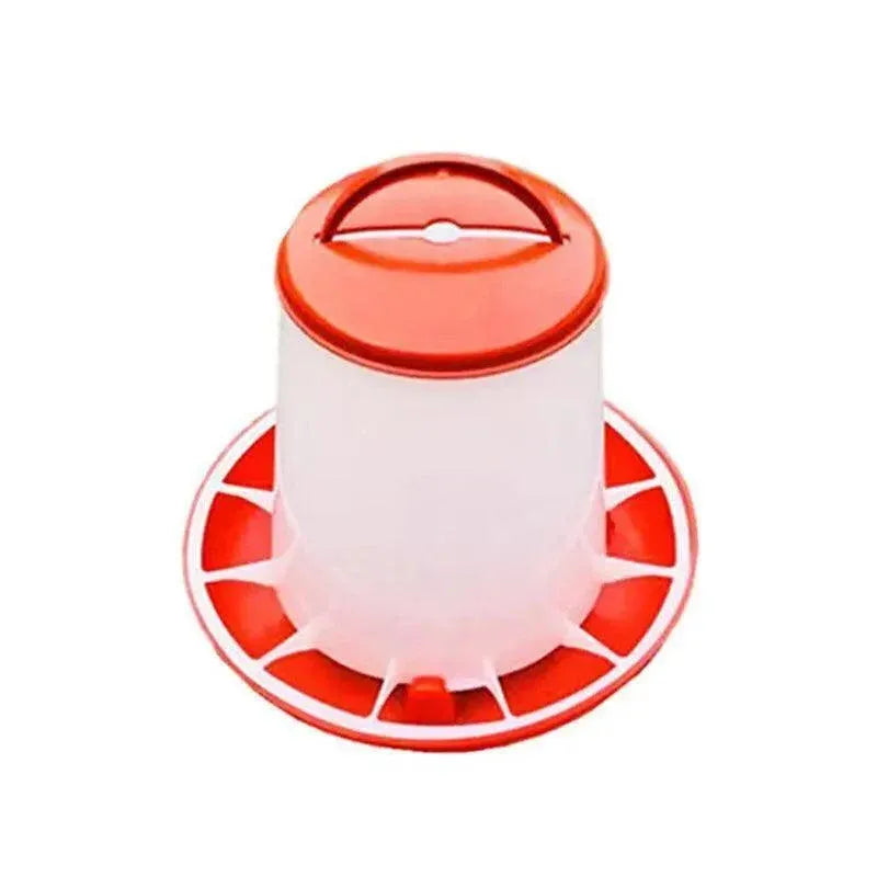 Durable Poultry Feeder and Waterer for Chicken and Chook Farming Use - Feeder