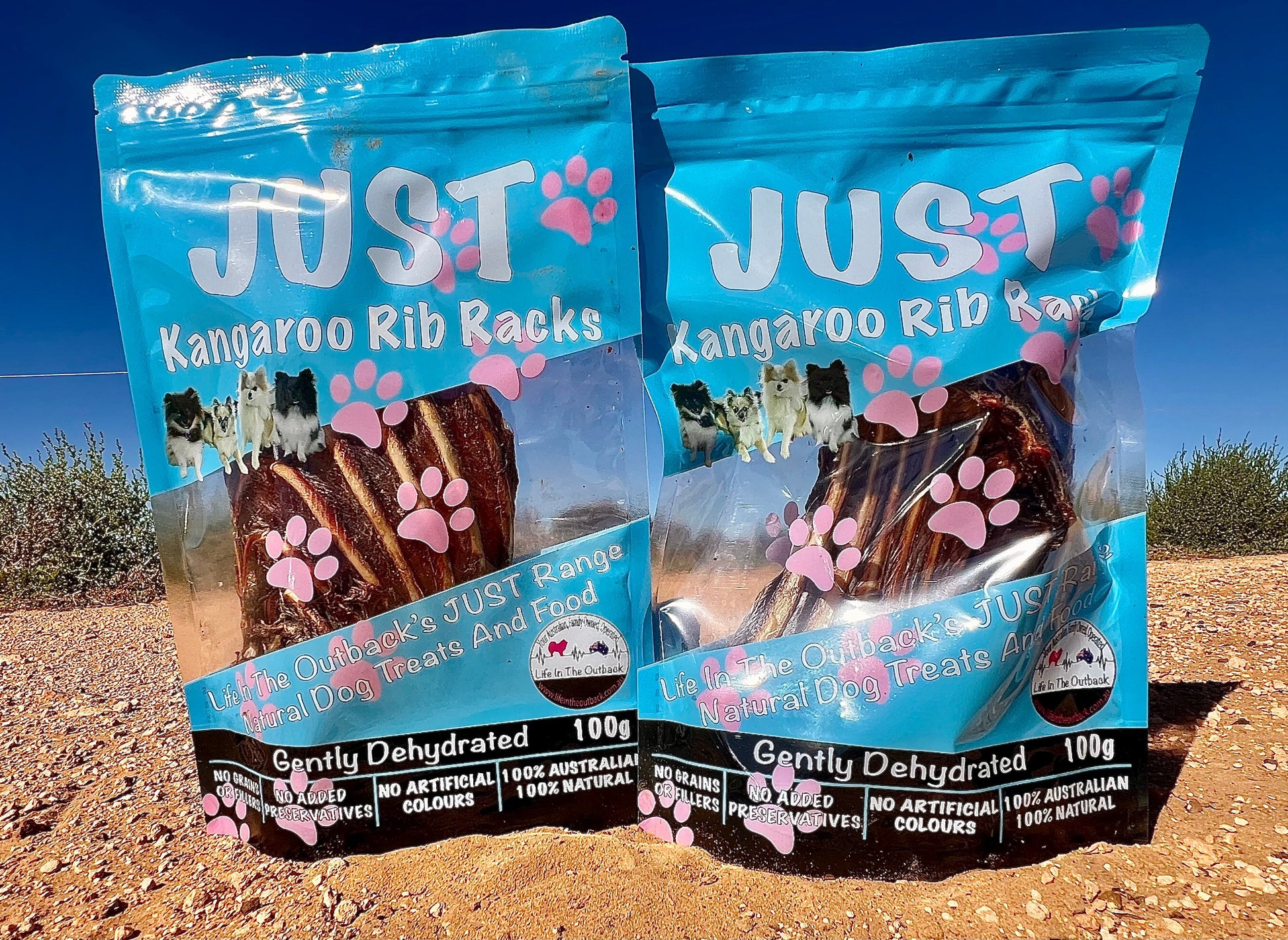 1x Just Kangaroo Rib Racks - Pet And Farm 