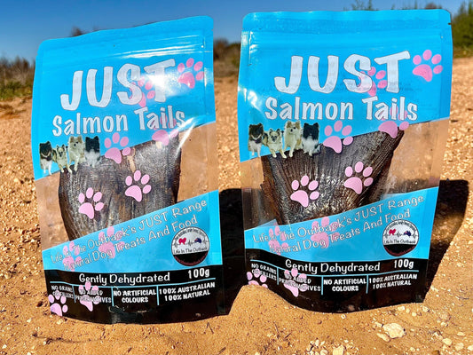 1x Just Salmon Tails - Pet And Farm