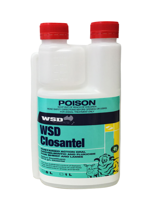 WSD Closantel Narrow Spectrum Drench - Pet And Farm 