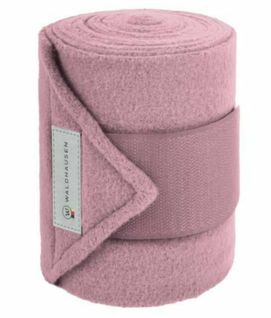 Waldhausen Esperia Polar Fleece Bandages- Rose 4pk - Pet And Farm 