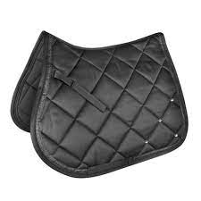 Waldhausen GP Saddle Pad - Black W/Bling - Pet And Farm