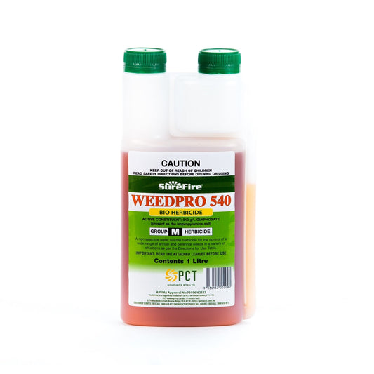 Surefire WeedPro 540 Herbicide (Glyphosate) 1L - Pet And Farm