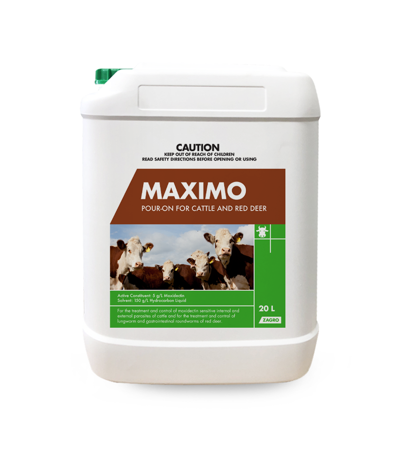 Zagro Maximo Pour-On Cattle - Pet And Farm 