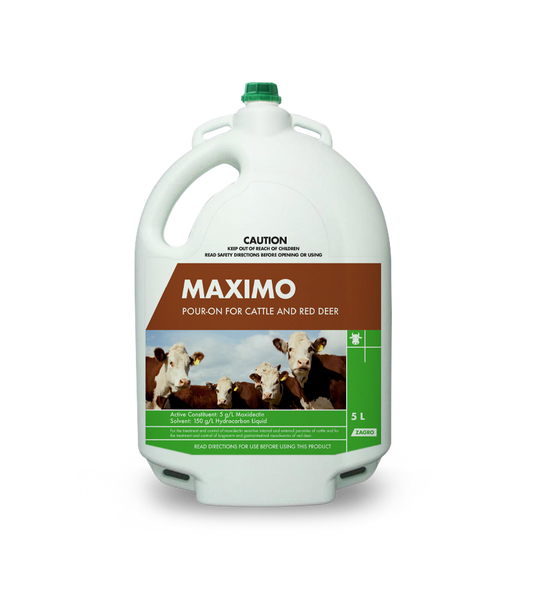 Zagro Maximo Pour-On Cattle - Pet And Farm 