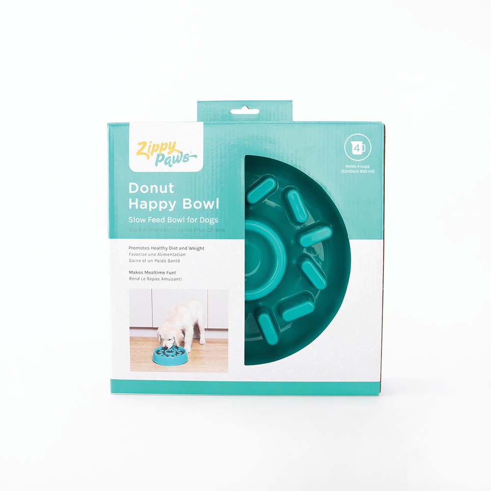 ZippyPaws Happy Bowl Slow Feeder Donut - Pet And Farm 