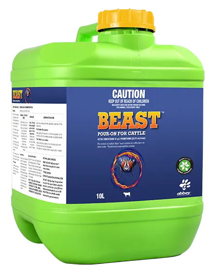 Beast Pour-On Fly & Lice Cattle - Pet And Farm 