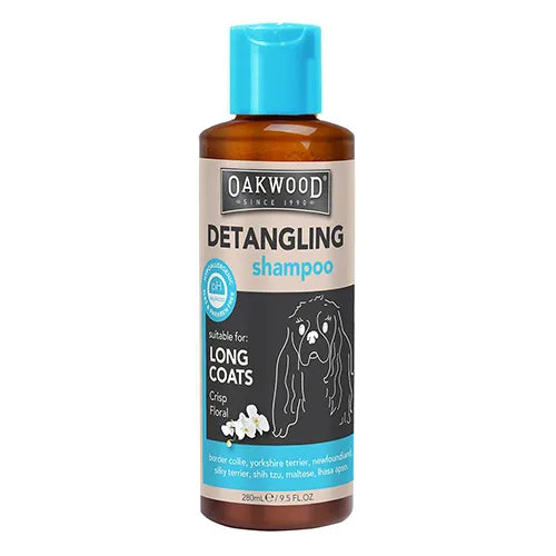 Oakwood Pet Detangling Shampoo For Long Coats 280ml - Pet And Farm 