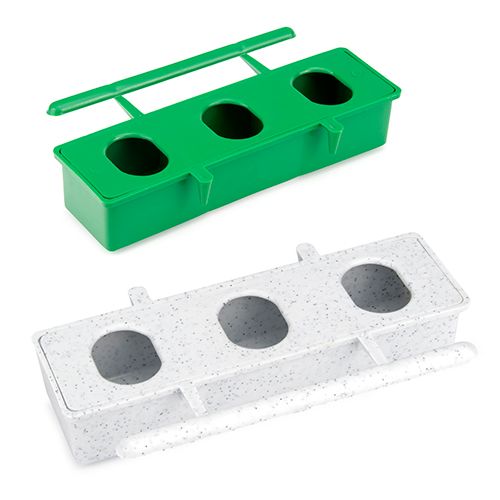 Plastic Bird Feeder 3 Holes with Perch - Pet And Farm