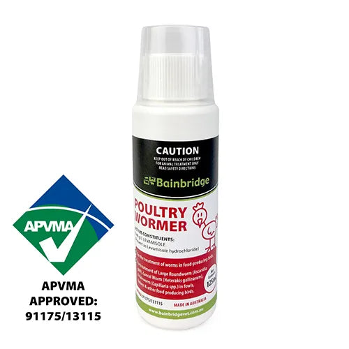 Bainbridge Poultry Wormer 125ml (Kilverm) - Pet And Farm 