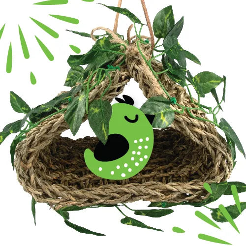 Bird Toy Naturals Seagrass Hanging Hideout - Pet And Farm 