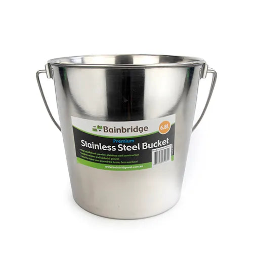 Stainless Buckets - Pet And Farm 