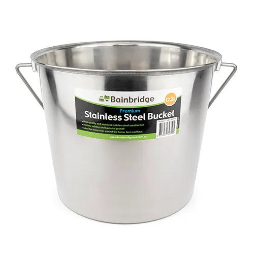 Stainless Buckets - Pet And Farm 