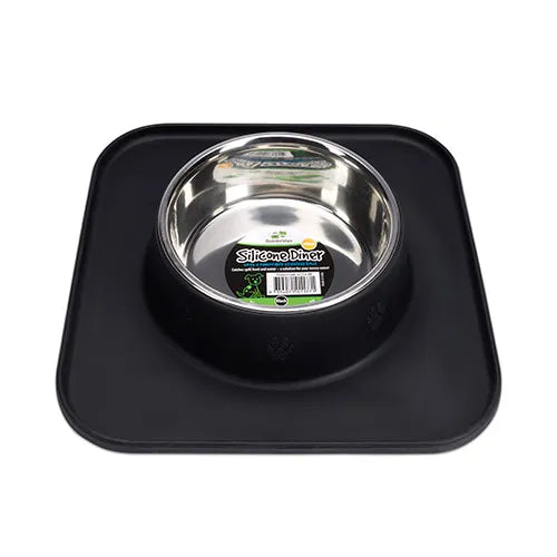 Stainless Steel Bowl With Silicone Mat - 540ml