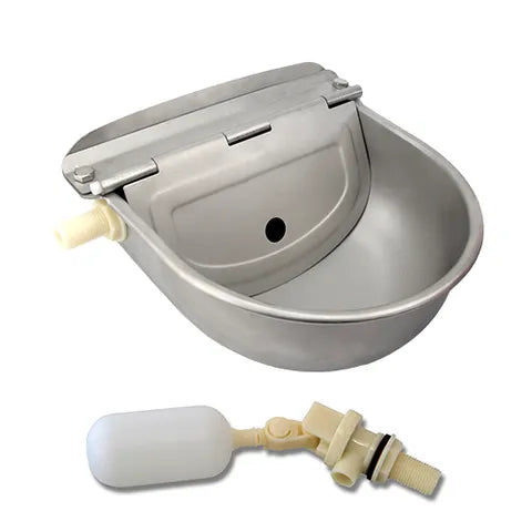 Stainless Steel Automatic Drinking Bowl Water Trough - Pet And Farm