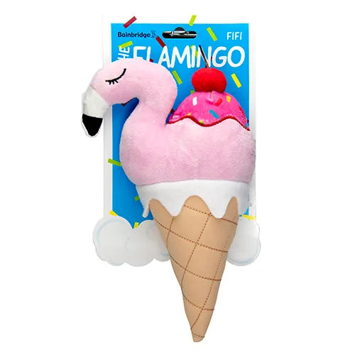 Fifi The Flamingo Plush Pups Dog Toy