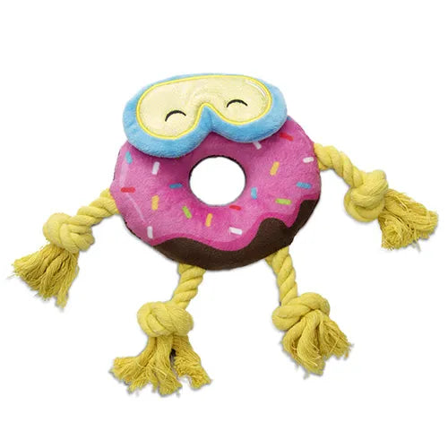 Duncan The Donut Plush Pups Dog Toy
