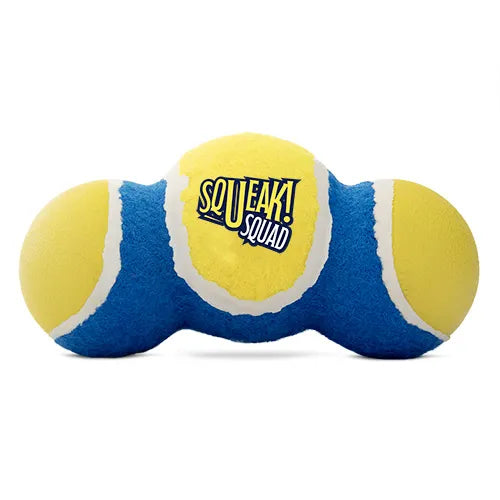 Tri Tennis Ball Squeak Squad Dog Toy