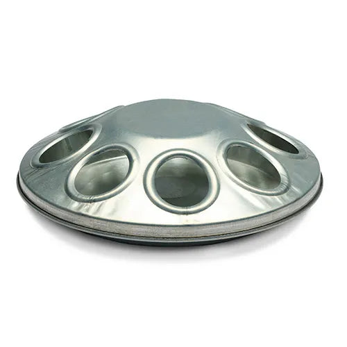 Galvanised Chick Feeder 8 Hole