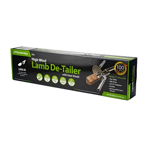 Bainbridge Lamb De-Tailer (Docking Iron) – High Wind Model with Heat Shield - Pet And Farm 