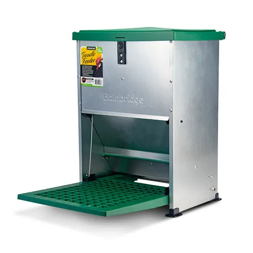 Bainbridge Poultry Treadle Feeder 12kg - Pet And Farm