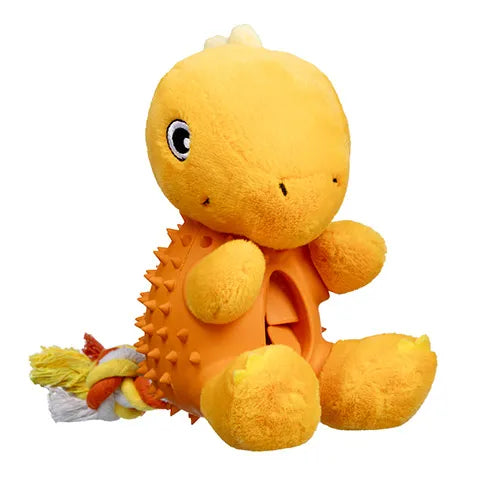 Vikki The Veloceraptor Treat A Saurus Dog Toy - Pet And Farm 