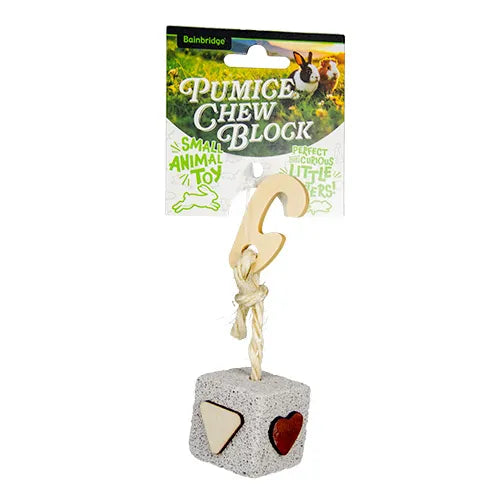 Small Animal Toy Pumice Chew Block
