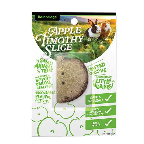 Small Animal Treat Timothy Apple Slice - Pet And Farm 