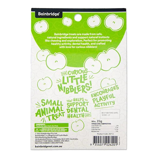 Small Animal Treat Timothy Apple Slice - Pet And Farm 