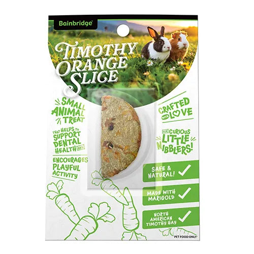Small Animal Treat Timothy Orange Slice