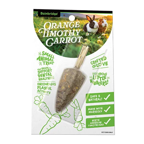 Small Animal Treat Orange Timothy Carrot - Pet And Farm 