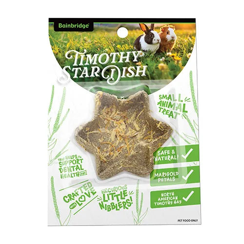 Small Animal Treat Timothy Star Dish
