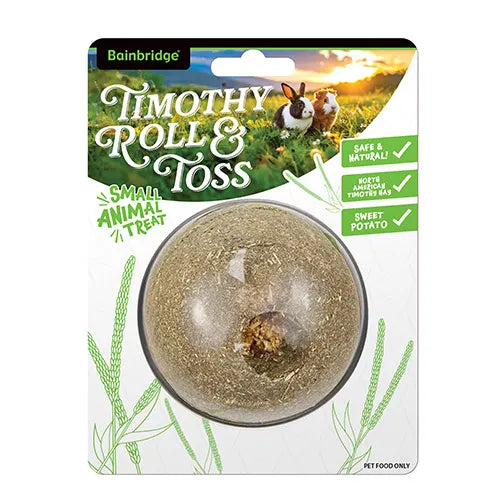 Small Animal Treat Timothy Roll N Toss Treat - Pet And Farm 