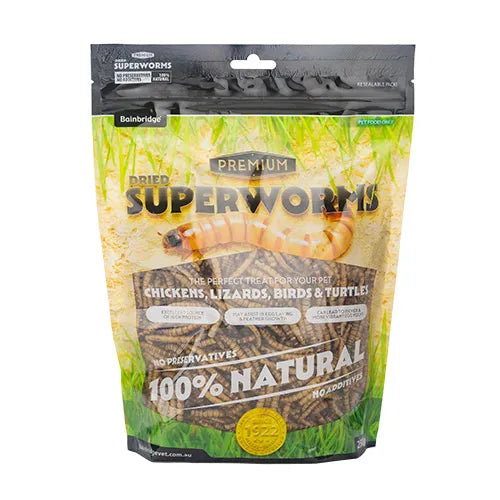 Bainbridge Dried Superworms - Pet And Farm