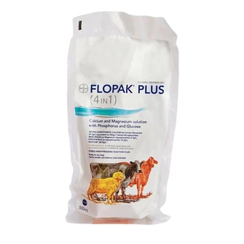 Flopak Plus 4 in 1 injection 500mL - Pet And Farm