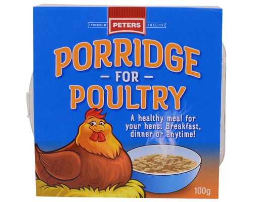 Peters Porridge for Poultry Chicken Treat 100g - Pet And Farm