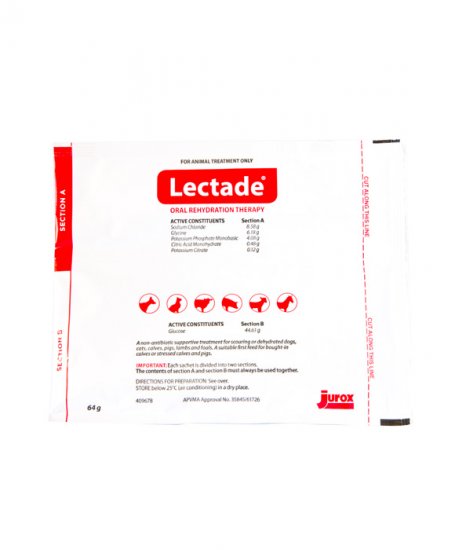 Lectade Jurox Lectade Sachet 64g – Equine And Pet