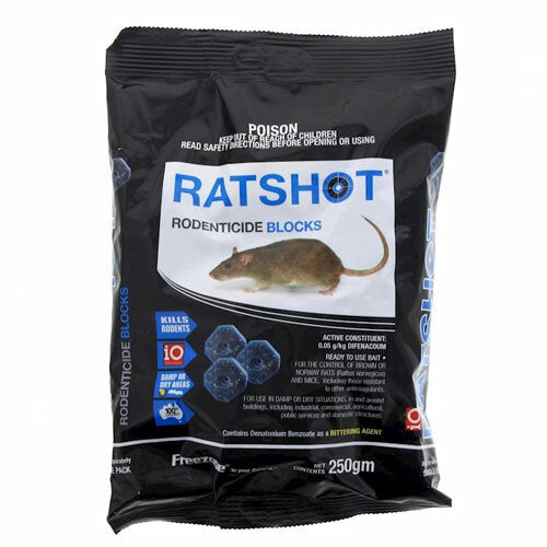 iO Ratshot Blocks 250g - Pet And Farm 