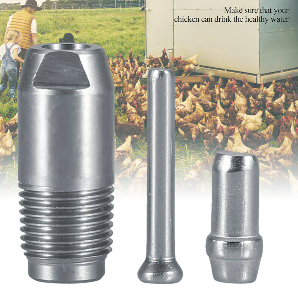 Stainless Steel Poultry Nipples - Pet And Farm 