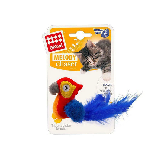 Gigwi Melody Chaser Parrot Cat Toy - Pet And Farm