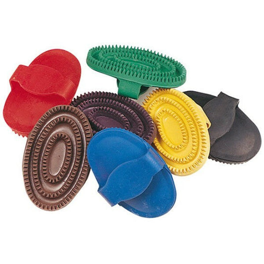 Rubber Curry Comb Large - Pet And Farm