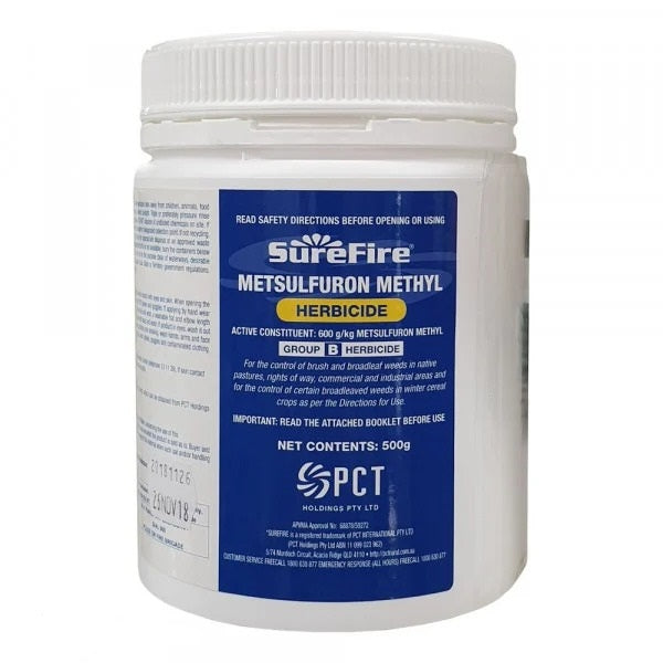 Surefire Metsulfuron 600 Herbicide - Pet And Farm 