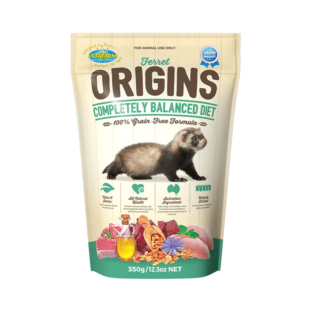 Vetafarm Ferret Origins Diet Food 350g - Pet And Farm 