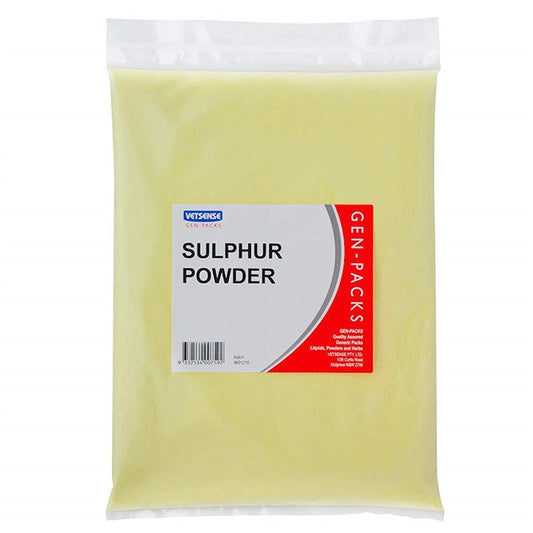 Vetsense Sulphur Powder Gen Pack 1kg - Pet And Farm